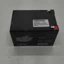 Interstate Batteries 12V 12Ah Battery (F2 Terminal) SLA AGM VRLA Rechargeable Replacement for Electric Fences, Generators, Medical Devices, Universal Power (SLA1104)