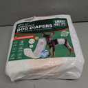 Pet Soft Disposable Dog Dipaers - Male Dog Wraps Wetness Indicator, Ultra Absorbent Puppy Diapers Male for Excitable Urination or Incontinence, 48pcs Small