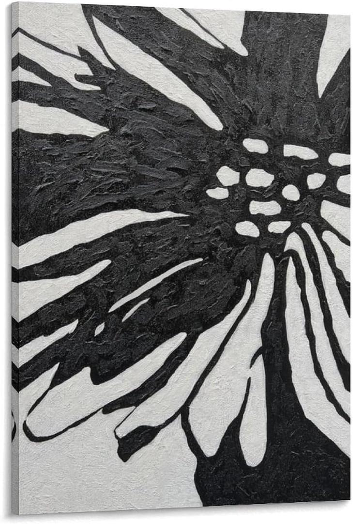 Hand-painted Black Texture Abstract Art Oil Painting Office Corridor Living Room Wall Decorative Art Room Aesthetic Poster Print Art Wall Painting Canvas Posters Modern Bedroom Decor 08x12inch(20x30cm (Frame-style)