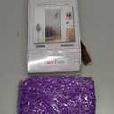 YaoYue Crystal Beaded Curtain Door Curtains Room Divider Hanging Diamond Acrylic Beads for Doorway Hippie Closet Bedroom Wall Window Backdrop Decor (35.579in/90200cm,Purple)