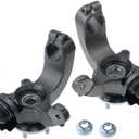 Front Steering Knuckle & Wheel Bearing Hub Assembly Fit for 2011 2012 2013 Ford Transit Connect 698-467 698-466 LK013 LK014