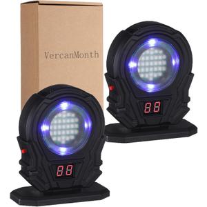 2 Pcs Dry Fire Laser Training System Portable Trainer and Counting Laser Targets for Dry Fire Shooting Practice