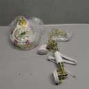 TelPal Retro Vintage Antique Telephone Old Fashioned with Push Button dial for Home Decor (White)