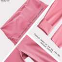 Girls Leggings with 2 Pockets Soft Stretchy Athletic Leggings for Girls Dance Workout Running Yoga Activewear (10-12 Years, Red)