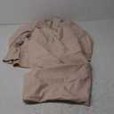 Mens Suit Slim Fit 3 Piece Double Breasted Suit Men Formal Tuxedo Set Casual Wedding Prom Groom Suits (Medium, Beige)