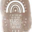 Family Be Yourself Even More Inspiring Quote Wall Decal Decoration If They Dont Like You for Being You Quotes Rainbow Boho Lasts Years and Easily Removable - Size: 14 in(W) x 20 in(H)