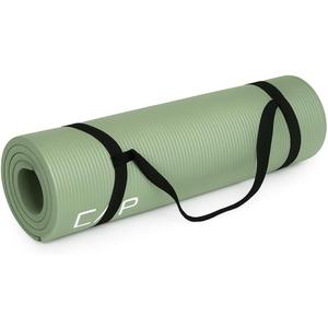 CAP Barbell 1/2-Inch High Density Exercise Yoga Mat with Strap | Multiple Options