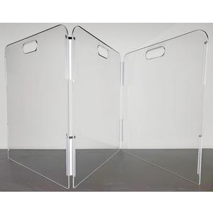 Pet Barrier (3-Panel) | Free-Standing Pet Gate | Foldable | Protect Your Indoor Living Spaces, Decorations, and Important Items from Pets | Made in The USA