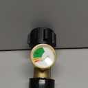 DOZYANT Propane Tank Gauge Level Indicator Leak Detector Gas Pressure Meter Universal for RV Camper, Cylinder, BBQ Gas Grill, Heater and More Appliances-Type 1 Connection