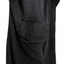 Giggling Getup Wearable Blanket Hoodie for Adults - Oversized Sherpa Sweatshirt Blanket with Giant Pocket & Sleeves - Soft Cozy Warm Hooded Blanket Gift for Women Men Birthday Christmas Gray