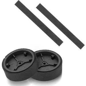 ilovelife Replacement Braava Wheels Tires Parts Kit - 2 Caster Wheels 2 Wheel Tires for iRobot Braava 380 380t 320 Mint 4200 5200C Mopping Robot Accessories