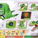 Robo Alive Attacking Green T-Rex Battery-Powered Robotic Toy by Zuru, Dinosaur Toy, Birthday Gift for Boys 3 Years Old and Up
