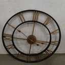 Large XXL Wall Clock Gold 60" Modern and Silent