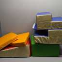 TODIBY 6-Piece Soft PU Leather Toddlers Climbing Toys, Baby Foam Climbing Blocks for Toddlers, Foam Play Gym Climber Structures for Toddler 3, Indoor Climb and Crawl Activity Play Set