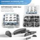 2 x 80pcs Woodruff Key Assortment Metric Set 8 Popular Sizes Carbon Steel Woodruff semicircle Key - Half Moon Key for Fasteners Mechanical Industry Crankshaft