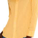 NIC+ZOE Women's Crinkle Shirt, Sunflower, ;XXL
