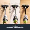 Eureka RapidClean Pro Cordless Vacuum Cleaner for Hard Floors, Lightweight Stick Vacuum LED Headlights, Convenient Stick and Handheld Vac, Green, NEC285GR