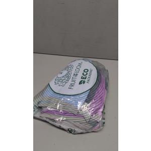 Fruit of The Loom Women's Tag Free Cotton Brief Panties (9, Brief - Grey/Pink/Blue)