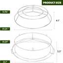 3-Tier Rib Hanging System for Big Green Egg XL, for Kamado Joe Big, Rib Hanger with Removable Cooking Hooks 304 Stainless Steel Replacement Kit Grill Racks BGE Accessories