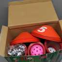 FOOING Golf Game-9 Hole Set with LED Lights and a Golf Club, Backyard Set for Kids and Adults, Golf Practice Game for Lawn, Beach, Yard, Camping, Park