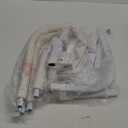 Bed Guard Rail for Toddlers - 32inch Folding up & Adjustable Heights Baby Bed Safety Rails - Portable Toddler Bed Barrier Railing Guard for Kids Twin, Bunk, Queen, Full Size Bed (White With Grey)