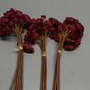 Floroom Ranunculus Artificial Flowers 18 Pcs Burgundy Faux Silk Mini Ranunculus Bulk Fake Wedding Filler Flowers for DIY Red Bouquets, Centerpieces, Bridal Shower Decorations & Arrangements