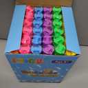 36 Pack Big Bubble Wands Bulk in 6 Colors, Ideal for Easter, Summer, Halloween, Valentine, School Classroom Prizes