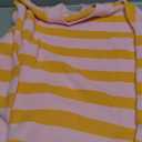 LAMISSCHE Womens Oversized Lounge Sets 2 Piece Outfits Striped Matching Pajama Set Long Sleeve Sweater Set, Dk Yellow< Purple S