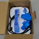 Electric Air Balloon Pump, Portable Dual Nozzle Electric Balloon Inflator/Blower for Party Decoration,Used to Quickly Fill Balloons - 110V 600W [Blue]