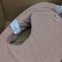 My Brest Friend Nursing Pillow - Deluxe - Enhanced Comfort w/ Slipcover - Ergonomic Breastfeeding Pillow For Ultimate Support For Mom & Baby - Adjustable Pillow W/ Handy Side Pocket, Soft Rose