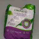 Organyc Bladder Control Underwear for Women - Organic Cotton Protective Underwear for Incontinence, Leak Protection, Odor Protection and Sensitive Skin, FSA/HSA Eligible, Large, 12 Count