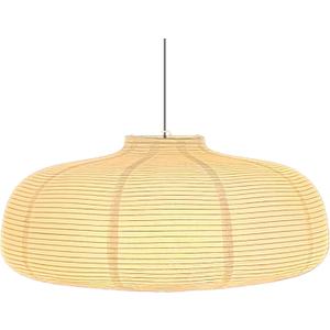 (22.05Inch) Large Paper Lantern, White Pumpkin Paper Lamp Shade, Handmade Folding Hanging Paper Lamp Shade, Suitable for Indoor Ceiling Light Decor (22.05)