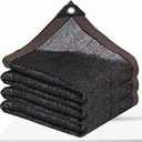 Shade Cloth Garden Shade Mesh Netting with Grommets Outdoor Sun Shade Cover for Pergola Patio Plants Greenhouse Chicken Coop Black 90% Shading Rate(6X8FT)