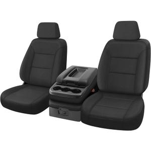 SAPUBK Front Seat Covers Sets Replace for 2014-2018 Chevy Silverado/GMC Sierra 1500, Premium Neoprene with Composite Soft Foam Lining Breathable Seat Cover Cushion