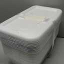 SmartStore Classic 15 Clear Storage Box, 14L/14.8QT BPA-Free Stackable Container with Secure Lid, Swedish Made Storage for A4 Papers & Games (10)