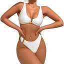swimfunbbf Bikini Sets for Women Sexy Two Piece Bathing Suit Triangle Women's Swimsuits.XL