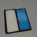 Caka for Samsung Galaxy Z Fold 6 Case [Thinner S Pen Holder Slot] [Magnetic Charging] [Hinge Protection] [Built-in Screen Protector] Translucent Hard Shockproof Magnet Phone Cover for Zfold 6 - Black