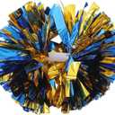 Girls Cheerleader Costume Outfit Halloween Cheer Uniform Dress Up with Accessories (Yellow, XL)