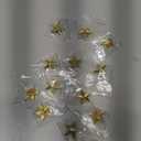 Gold Point Star Lapel Pins, Enamel Pin Set (1 In, 12 Pack)