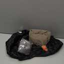 JefDiee Inflatable Foot Rest Pillow, Kids Airplane Bed, Adjustable 3 Layers Height Leg Rest Pillow, Airplane Travel Essentials Great for Office, Home, Trains, Cars (Grey)