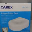 Carex Raised Toilet Seat, 5 1/2, Pack of 2