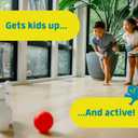 Chuckle & Roar 10-Pin Kids Bowling Set with Pin Pal Indoor Active Game for Family Game Night, Easy Setup & Cleanup, Color & Number Learning Toy, Ages 3+
