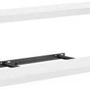 AMADA HOMEFURNISHING Floating Shelves, 32 Large Wall Mounted Shelves for Bathroom, Bedroom, Living Room, Kitchen, Office, Hanging Shelf for Wall Dcor Storage, Set of 2, White (32 inches)