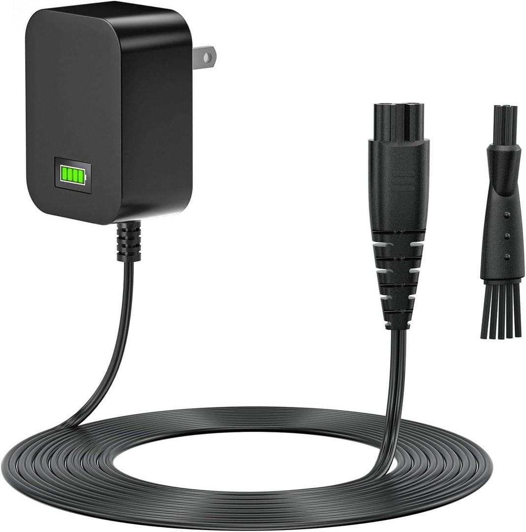 5V Charger for Remington Shaver - Auto Power Off & Charging Display 5V1A Power Cord Compatible with HC5870 HC4250 PF7500 PF7600 PG6250 PG6255 PG6170 PG6171 XR7000 XF8550 XF8700 XR1400 XR1430 HC5950
