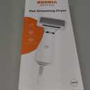 2-in-1 Dog Hair Dryer with Slicker Brush for Small-Sized Dogs and Cats | Pet Hair Dryer | Dog Blow Dryer | 300 Watts, 75-85 dB, Adjustable Temperature, Overheat Protection