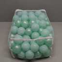 Realhaha Ball Pit Balls 50 100 200 500 Play Balls Plastic Balls for Baby Girls Toddlers Kids Play Tent Pool Playhouse Playpen Party Decoration (Green Blue)