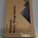 KeaBabies Baby Wrap Carrier - All in 1 Original Baby Carrier Newborn to Toddler Sling, Easy to Wear, Hands Free Bonding, Lightweight, Breathable Infant Wraps (Trendy Black) (One Size (Pack of 1))