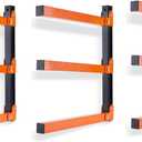 Ultrawall Wall Mount Wood Organizer Racks, Lumber Storage Metal Racks Wood Storage Racks with 3-Level (3 Pack)