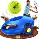 MOVEMATE Tennis-Trainer Set with Wilson Tennis Ball | Innovative Ball Game for Outdoors, in The Garden, in The Park for Children & Adults | Incl. Transport Bag & Exercise Videos