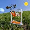 Handmade Crochet 15cm-17cm Doll Clothes Accessories with Shoes Set Outfits Compatible Cute Dress up 5.91-6.7inch Dolls Christmas Gifts for Women Kid Boys Girls (No Doll)(Orange Bikini Set)